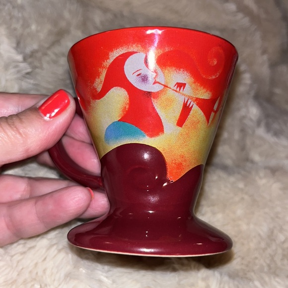 Vintage 1999 Demitasse Espresso cup - Musician’s Dream - signed Linda Fritchel - Picture 4 of 6